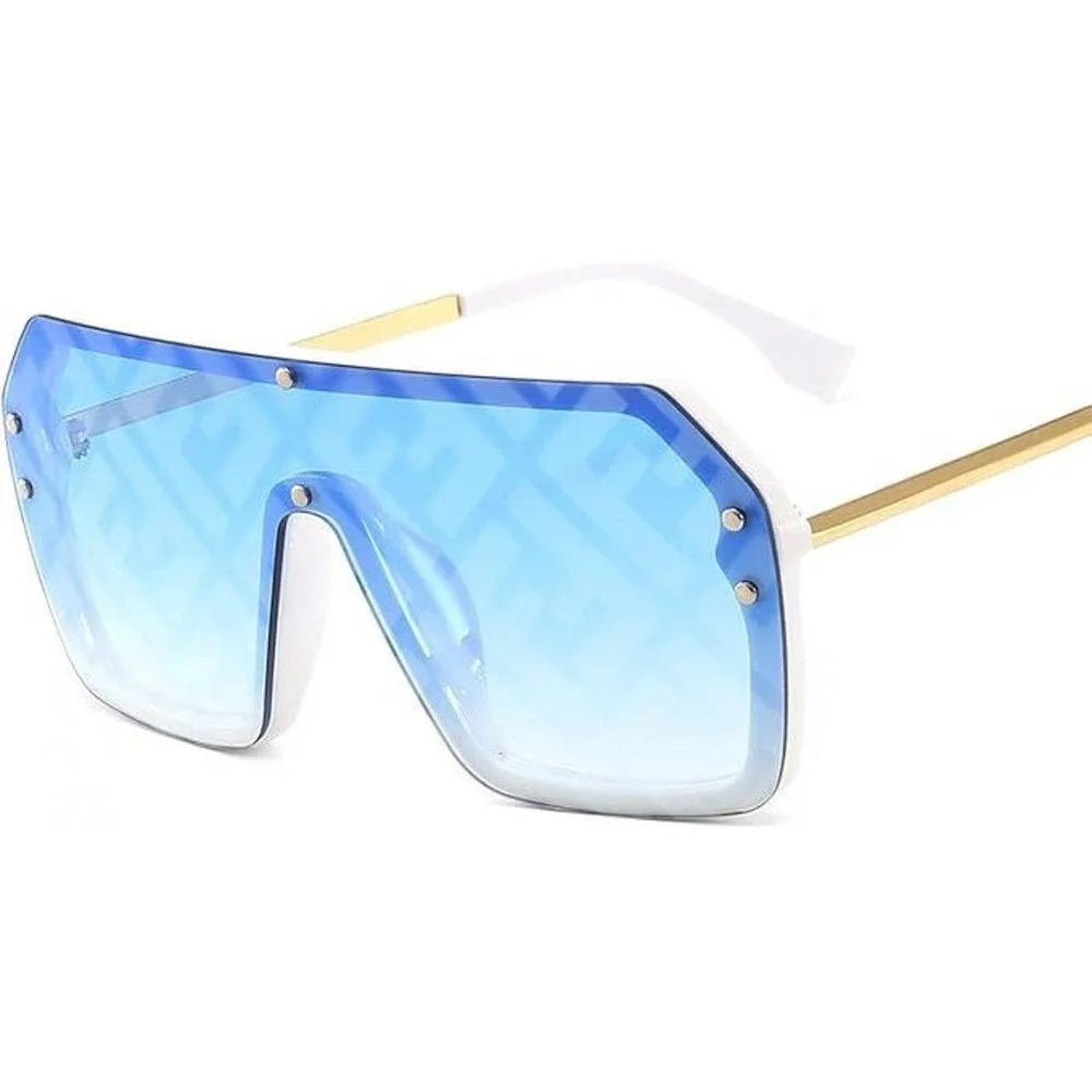 Oversized Shield Sunglasses‎ Designer Inspired Fashion UV400 Protection Gafas
